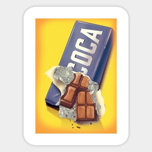 Coca Chocolate bar Sticker